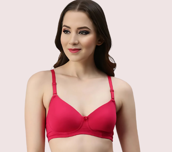 Dropship Passion Plunge – Red Seamless Padded Bra