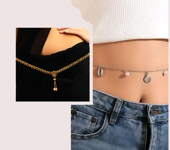 Dropship Sensuelle Nuit D&eacute;sir&eacute;e Waist Chain Duo