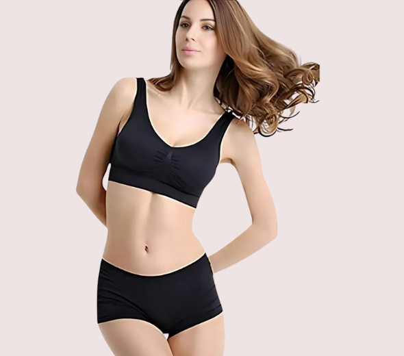 Dropship Sports Bra Panty Set for Active Women PK-2