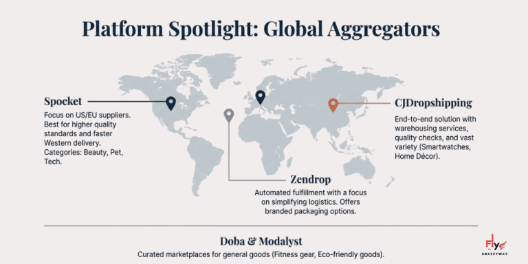 Global Shopify dropshipping suppliers and aggregators serving Indian sellers