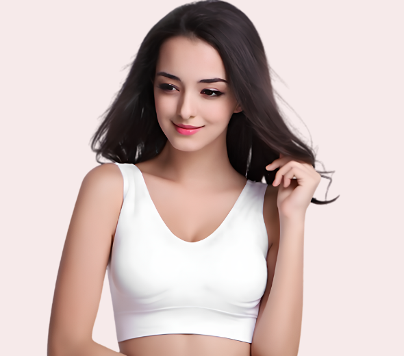 Fashionable Cutout Sports Bra for Young Athletes