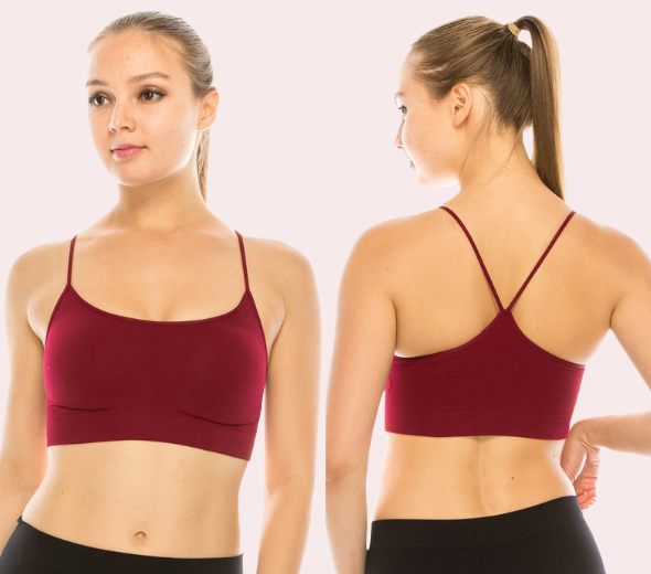 Luxurious Lightweight Criss Cross Sports Bra