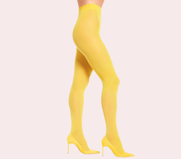 Brown Sugar Soft Yellow Ultra Sheer Pantyhose