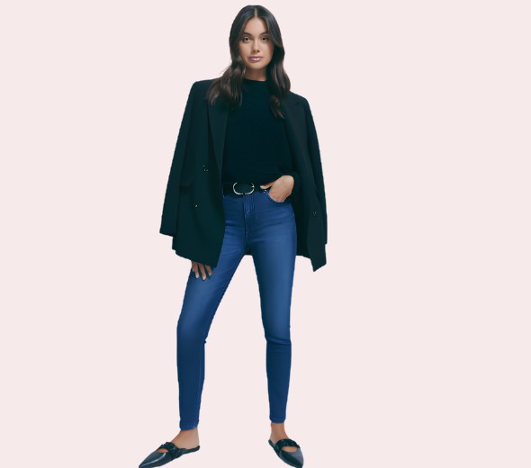 Body-Hug Skinny Stretchable Jeans