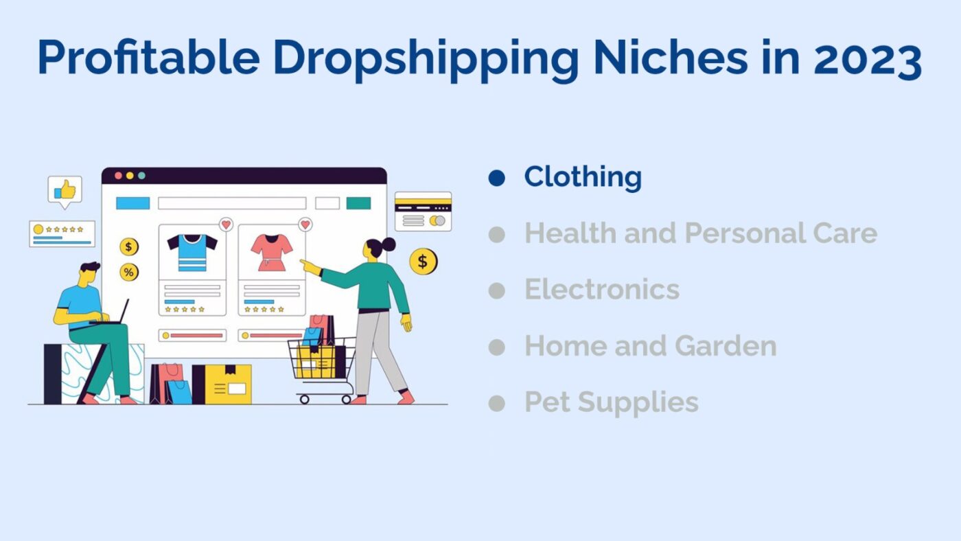 Profitable Dropshipping Niches in 2023:clothing