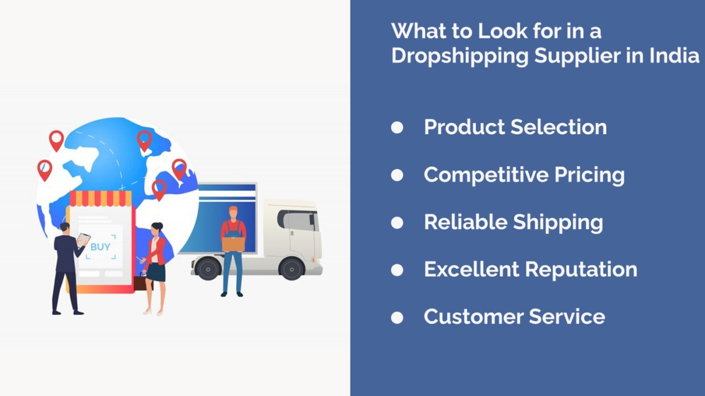 what to look for in a dropshiping supplier in india