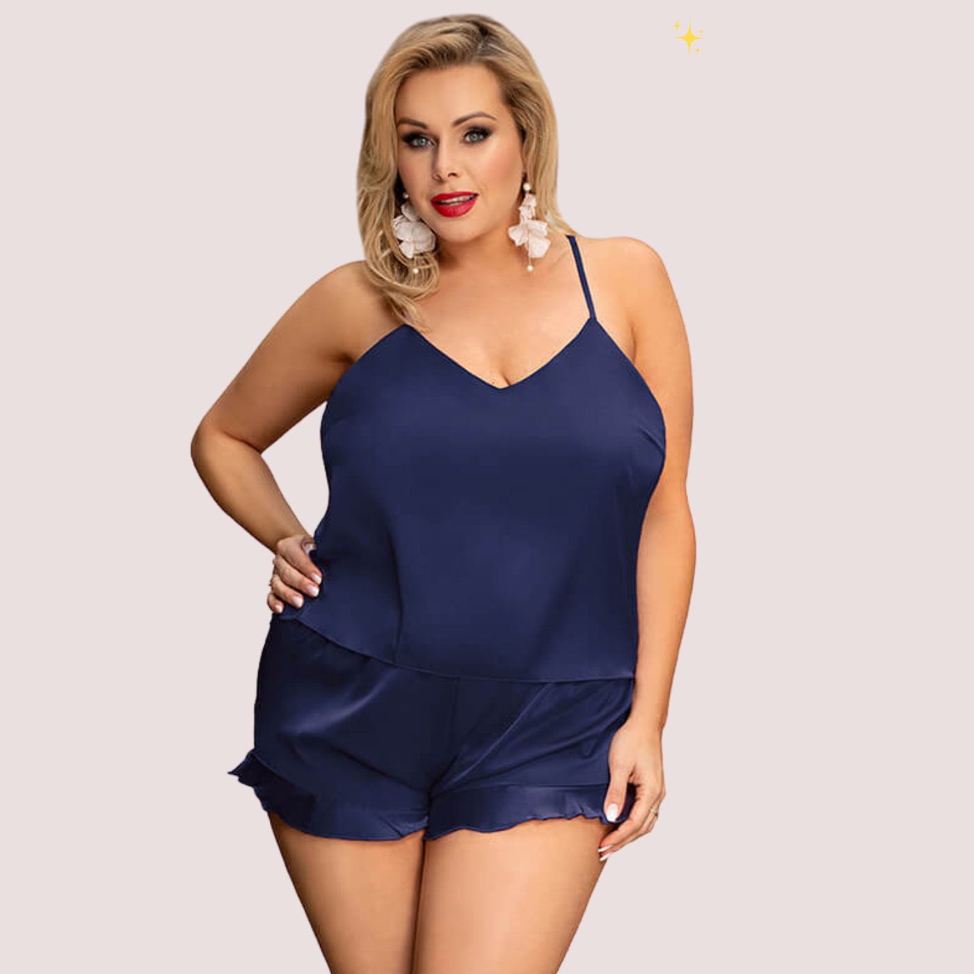 Lingerie Dropshipping Business in India- Best selling silk cami shorts set