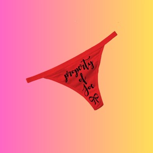 Customizable panties featuring a smooth, comfortable fit with the option to personalize for a special gift or personal style, available for dropshipping