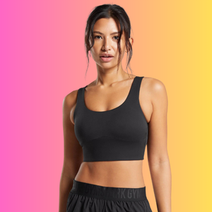 Supportive and padded sports bra, perfect for intense workouts or casual wear, available for dropshipping