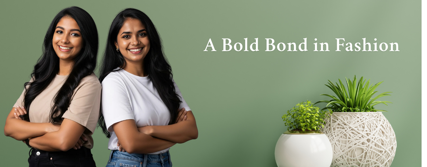 Nimita Sanwal, CEO of Snazzyway, wearing a white t-shirt, meets Tavleen Arora, CEO of French Daina, dressed in beige, during a collaborative fashion partnership meeting.