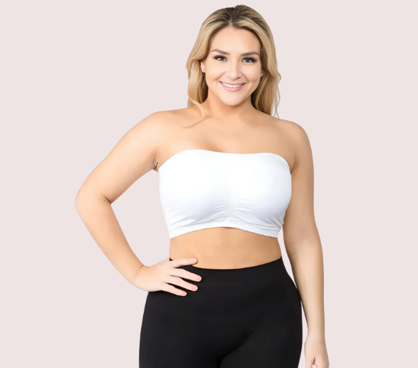 Dropship 2-Pack Tube Bandeau Bra Tops for Women
