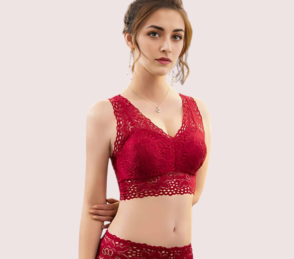 Dropship 2 pack support & lift lace padded bras