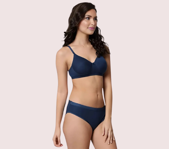 Dropship Classic Cotton Sexy Bra & Panty Set PK-2