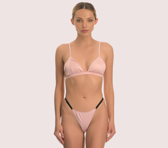 Dropship Luxury Silk Bra Set for Women’s Everyday Comfort