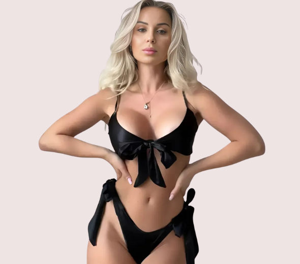 Dropship Midnight Satin Seduction Set
