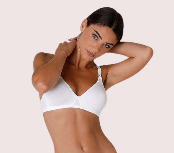 Dropship Non-Wired Full Coverage Cotton Bra (Pack of 2)