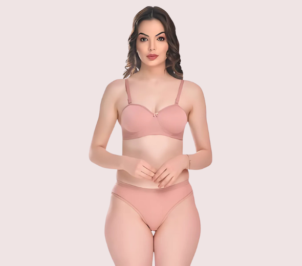 Dropship Padded Cotton Bra Panty Set for a Sexy You PK-2