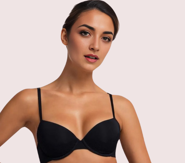 Dropship Raven Rise – Black Push-Up Bra