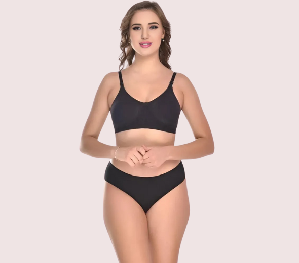 Dropship Soft Ease Cotton Comfort – Bra & Panty Set PK-2