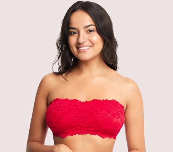 Dropship Unpadded Tube Bra with Adjustable Straps for Women