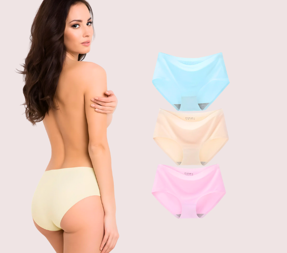 Dropship Women’s Silky Soft Seamless Panties (4 Pack )