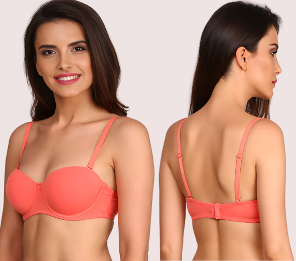 Dropship ♥Super Fit Classy Coral Padded Bra