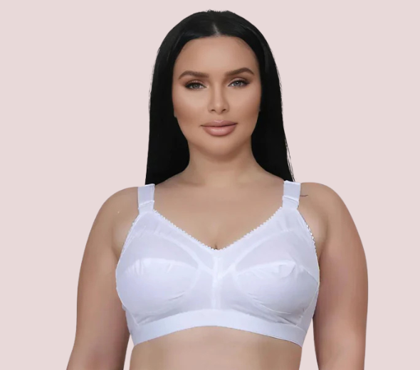 Dropship FD Plus Size Sweat-Absorbent Bra – Soft, Breathable & Summer-Ready