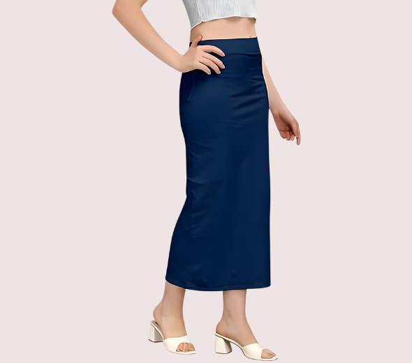 Dropship French Daina Cotton Blend Saree Shapewear