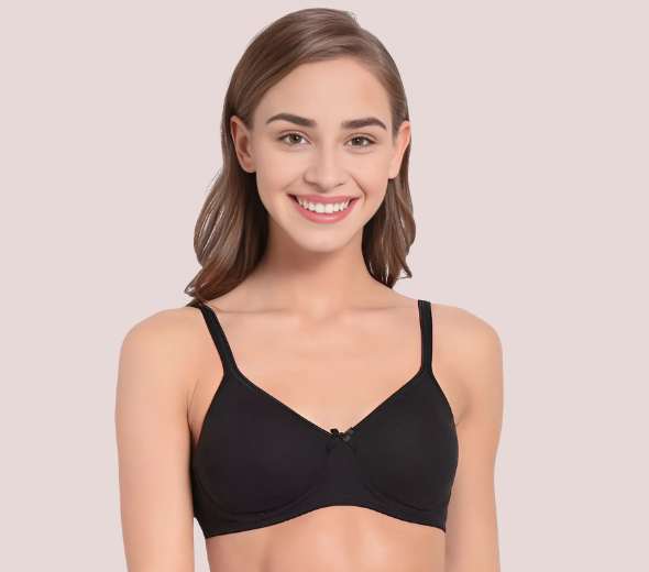 Dropship Lightweight Non-Wired Cotton Bra (Pack of 2)