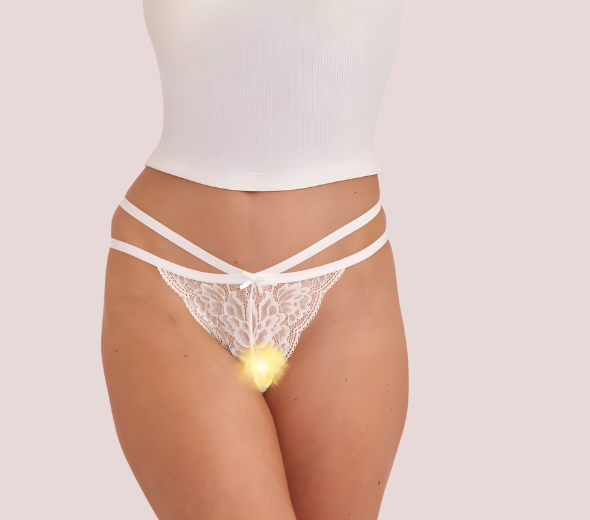 Dropship Pack of 2 Crotchless G-Strings for Women Lingerie