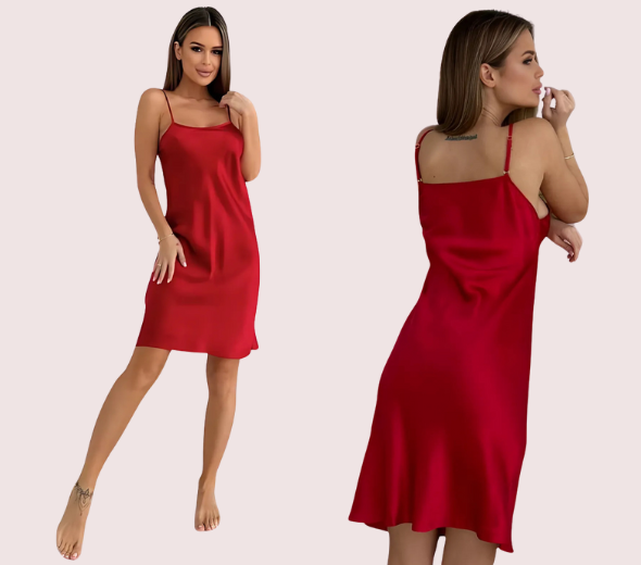 Dropship Premium Silk Satin Strappy Nightdress Slips