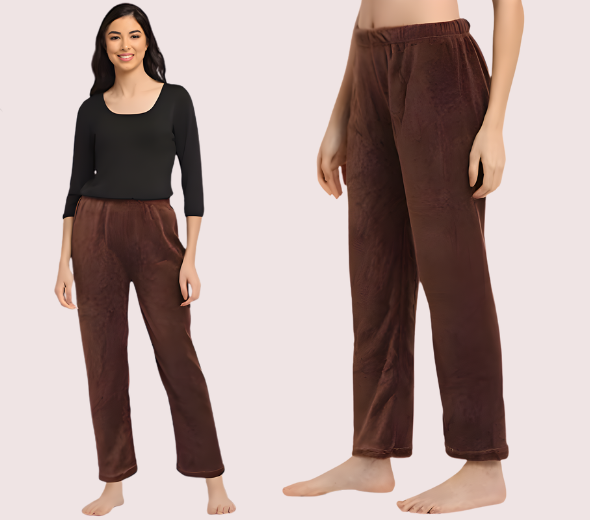 Dropship Womens Winter Cozy Warm Soft Fleece Pajama Pack of 2